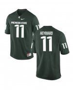 Men's Connor Heyward Michigan State Spartans #11 Nike NCAA Green Authentic College Stitched Football Jersey YF50N88VI